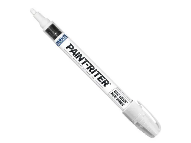 Markal Valve Action verfmarker, wit, per 12 stuks