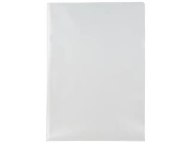 L-map, ft A4, PP 0.09mm, gekorreld, doos van 100 stuks