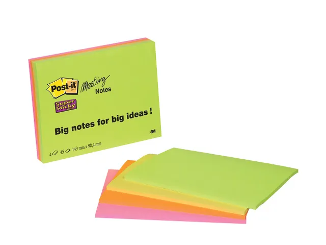 Meeting notes 45 vel 101 x 152 mm