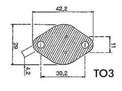 Siliconen Warmtegeleidende Isolator Voor TO3