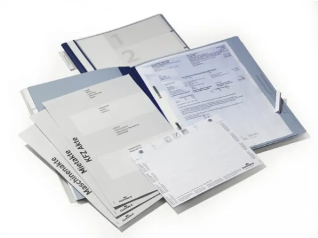 Durable 2556 Organisatiemap met hangrail A4 blauw