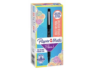 Fineliner Paper Mate Flair Original medium zwart - 3