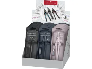 Snelverstelpasser Faber-Castell Stream 15st. display blackstone, shiny - 1