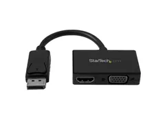 A/v-reisadapter: 2-in-1 Displayport Naar Hdmi Of Vga