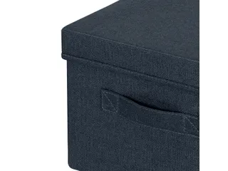 Leitz Stoffen opbergdoos met deksel Grijs 38x28,5x20cm 2 stuks - 6