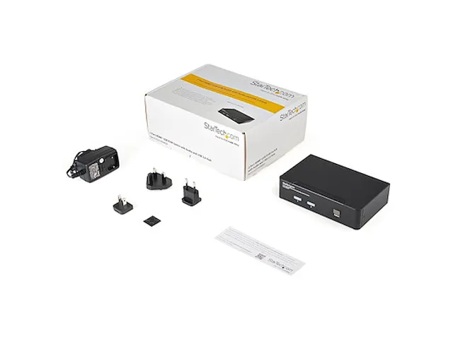 2-poort USB HDMI KVM-switch met Audio en USB 2.0-hub