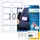 HERMA 4410 Naambadge textieletiketten A4 80x50mm Wit/blauw 200 stuks