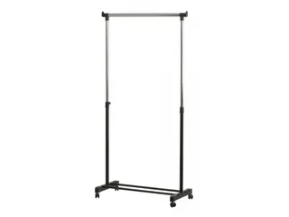 Kledingrek Enkel zwart chroom - 1