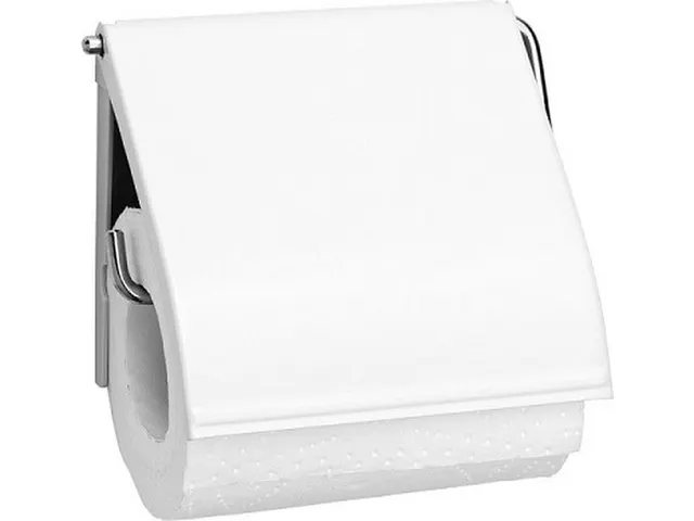 Renew Toiletrolhouder met Klep Wit Brabantia