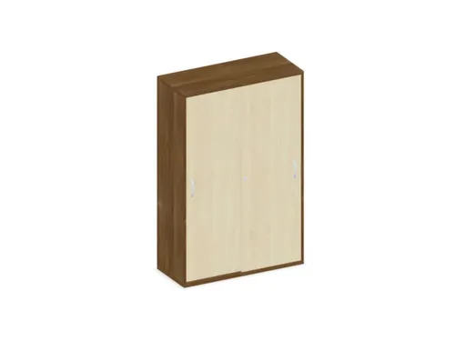 Schuifdeurkast 1540x1000x430mm Romp Noten Decor Front Esdoorn