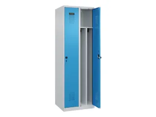 locker voor scheiding van kleding,HxBxD 1850x600x500mm,2vak - 1