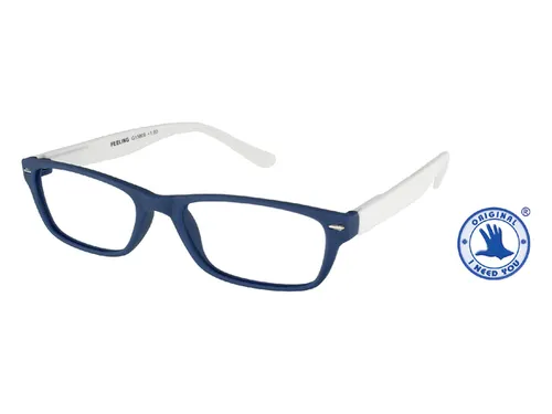 Leesbril I Need You +2.00 dpt Feeling blauw-wit