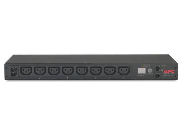 APC Rack PDU AP7820B, Metered, 0U/1U, 10A, 230V, (8x) C13, C14 stekker