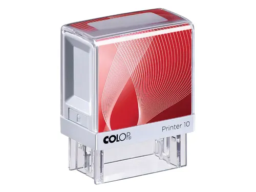 Tekststempel Colop Printer 10 +bon 3regels 27x10mm zwart