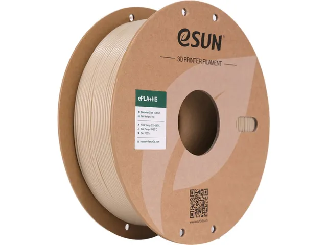 eSUN 3D printer Filament ePLA+HS 1,75mm Ivoor Wit 1kg
