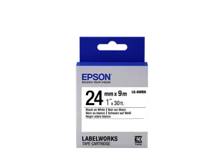 Standard Tape - LK-6WBN Std Blk/Wht 24/9 - 2
