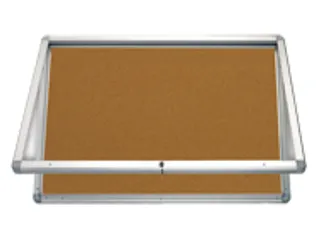 Infovitrine 6xa4 Kurkbord Voor Binnen Aluminium Frame - 1