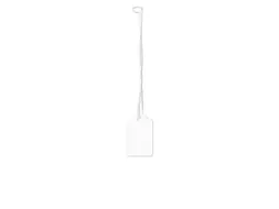 Draadetiket Kangaro 18x29mm wit doos a 500 stuks