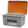 strooigoedbak,400l,HxBxD 670x1210x820mm,GVK,grijs,deksel oranje