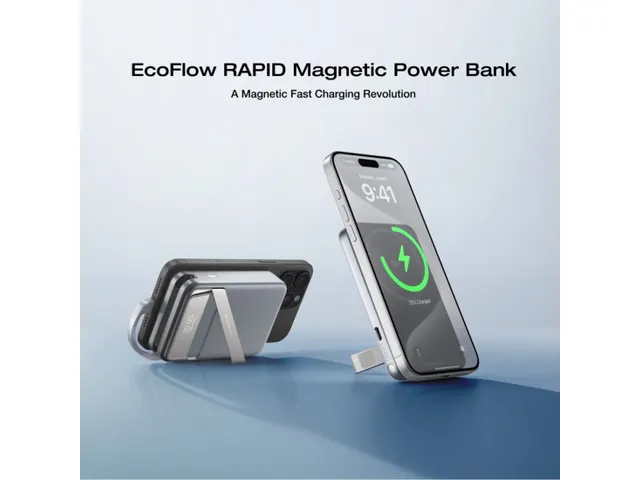 EcoFlow RAPID 5000mA Magnetic Powerbank Zilver