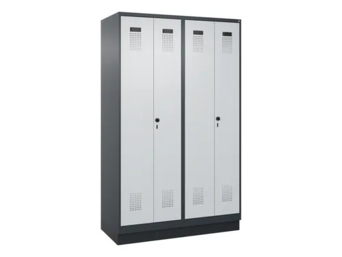PBM-locker,HxBxD 1950x1200x500mm,4vak,vak B 300mm,draaigrendel