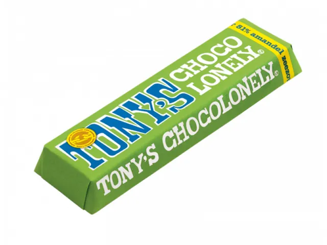 Chocolade Tony's Chocolonely reep 47gr amandel zeezout