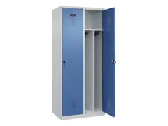 locker voor scheiding van kleding,HxBxD 1850x800x500mm,2vak