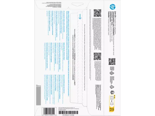 AA7N8A HP light fabric iron-on Transferfolie A4 10 vel helder