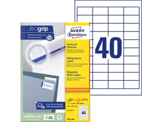 Etiket Avery Zweckform 3657-200 48.5x25.4mm wit 8000stuks - 5