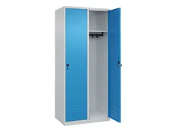 locker,HxBxD 1850x800x500mm,2vak,vak B 400mm,draaigrendel