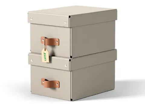 Puro opberdoos small A5 7 liter beige 2 stuks