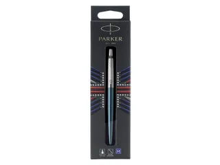 Balpen Parker Jotter Waterloo blue CT medium op blister - 1