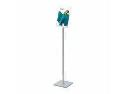 Infostandaard Design Slim A4 Zilver