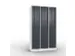 armoire multicases,corps RAL7035,face avant RAL7021