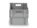 Bac Gerbable/emboîtable Norme Europe Pp Hxlxl 320X600X400Mm 60L Gris