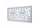 Vitrinekast mededelingenbord Outdoor 27xA4 met gasveer Zilver