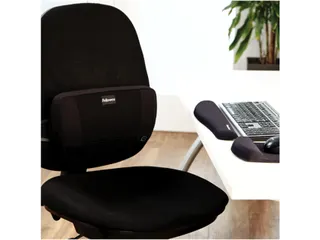 Muismat met polssteun Fellowes Plush Touch zwart - 2