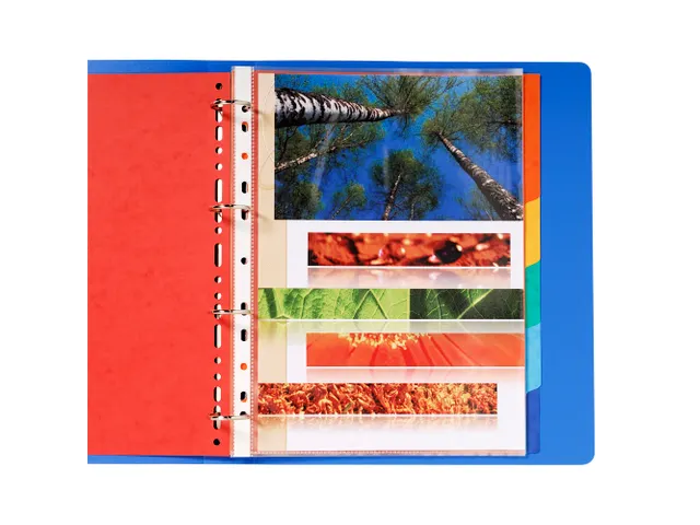 Tabbladen glanskarton 225g 6 tabs - A4 max