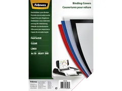 Voorblad Fellowes A4 Pp 500 Micron Transparant 50stuks