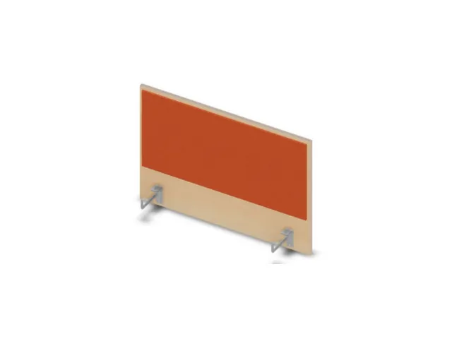opzetpaneel bureau aanbouw zijkant NE-esdoorn BN3012-oranje 800mm