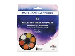 Waterverf Koh-i-Noor briljant ass blister à 48 kleuren