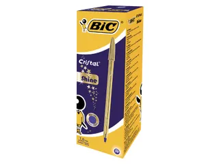 Balpen BIC Cristal medium goud - 2