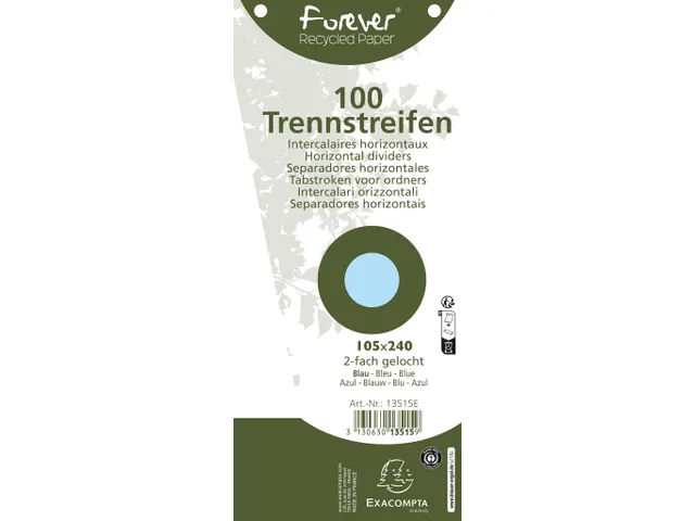 Tabbl.trapez.180g 10 5x240 Gerecy. blauw