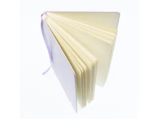 Schetsboek Kangaro A5 violet PU HC 80 blad 140gr roomwit met elastiek - 9