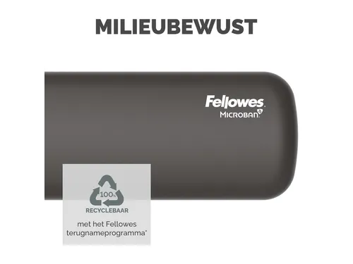 Polssteun Fellowes Breyta compact zwart 6x32cm