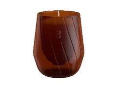StylEco kaarsenhouder transparant bruin, doos à 4 stuks
