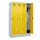 locker,HxBxD 1950x1200x500mm,4vak,vak B 300mm,draaigrendel,sokkel