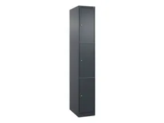 lockerkast,HxBxD 1850x300x500mm,1x3vakken,vak B 300mm,cil.-slot