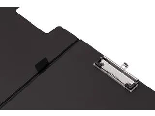 Klemmap Opvouwbaar PVC A4 Zwart - 3