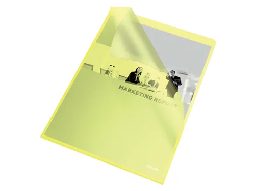 L-map Esselte Standaard A4 Pp Geel 0.11mm